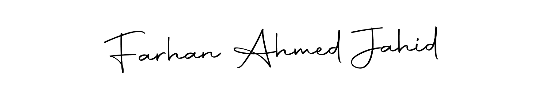 The best way (Autography-DOLnW) to make a short signature is to pick only two or three words in your name. The name Farhan Ahmed Jahid include a total of six letters. For converting this name. Farhan Ahmed Jahid signature style 10 images and pictures png