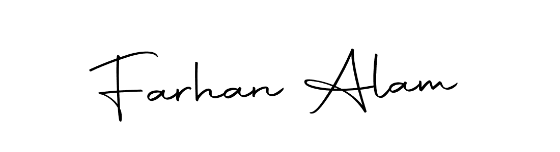 How to make Farhan Alam name signature. Use Autography-DOLnW style for creating short signs online. This is the latest handwritten sign. Farhan Alam signature style 10 images and pictures png