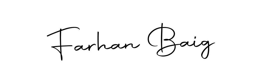 Make a beautiful signature design for name Farhan Baig. Use this online signature maker to create a handwritten signature for free. Farhan Baig signature style 10 images and pictures png