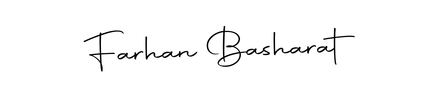 How to make Farhan Basharat signature? Autography-DOLnW is a professional autograph style. Create handwritten signature for Farhan Basharat name. Farhan Basharat signature style 10 images and pictures png