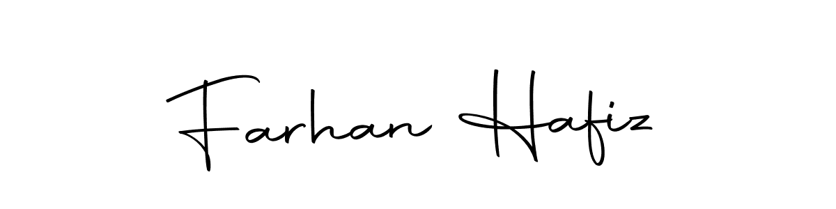 Create a beautiful signature design for name Farhan Hafiz. With this signature (Autography-DOLnW) fonts, you can make a handwritten signature for free. Farhan Hafiz signature style 10 images and pictures png