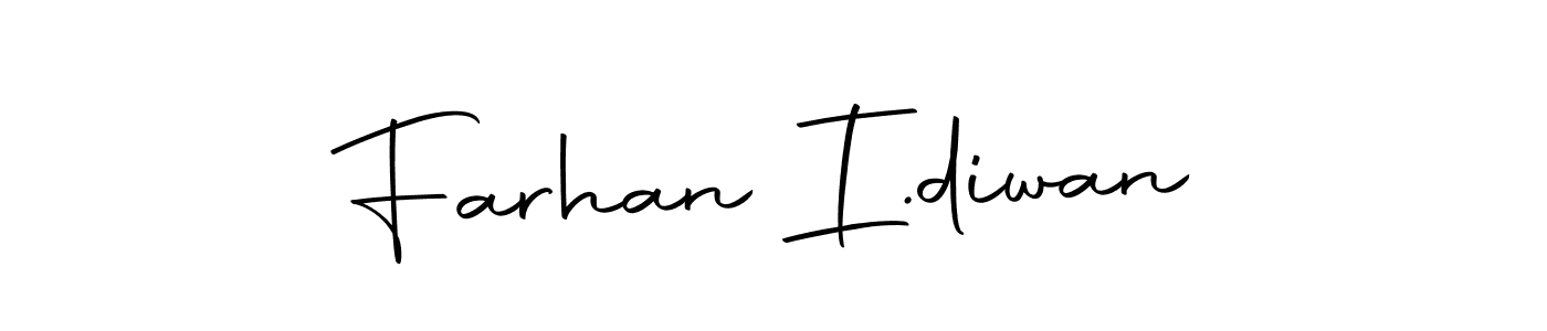 Make a beautiful signature design for name Farhan I.diwan. With this signature (Autography-DOLnW) style, you can create a handwritten signature for free. Farhan I.diwan signature style 10 images and pictures png