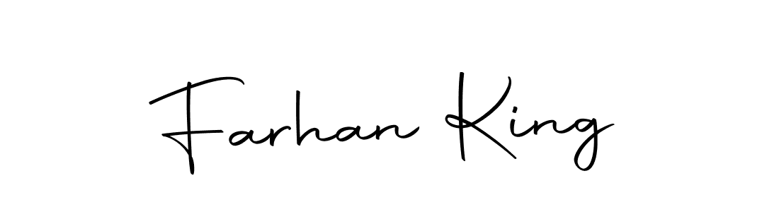 Create a beautiful signature design for name Farhan King. With this signature (Autography-DOLnW) fonts, you can make a handwritten signature for free. Farhan King signature style 10 images and pictures png