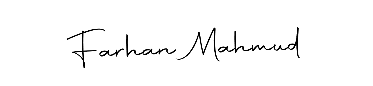 Also we have Farhan Mahmud name is the best signature style. Create professional handwritten signature collection using Autography-DOLnW autograph style. Farhan Mahmud signature style 10 images and pictures png