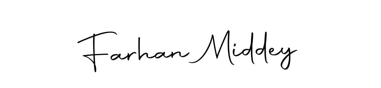 Similarly Autography-DOLnW is the best handwritten signature design. Signature creator online .You can use it as an online autograph creator for name Farhan Middey. Farhan Middey signature style 10 images and pictures png