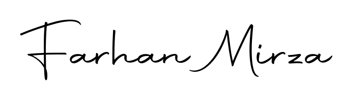 Get inspired by this graceful Autography-DOLnW signature style for name Farhan Mirza. Smooth loops and balanced proportions for everyday use. Farhan Mirza signature style 10 images and pictures png