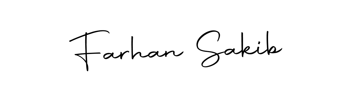 The best way (Autography-DOLnW) to make a short signature is to pick only two or three words in your name. The name Farhan Sakib include a total of six letters. For converting this name. Farhan Sakib signature style 10 images and pictures png