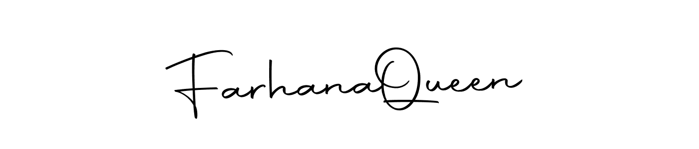 It looks lik you need a new signature style for name Farhana  Queen. Design unique handwritten (Autography-DOLnW) signature with our free signature maker in just a few clicks. Farhana  Queen signature style 10 images and pictures png