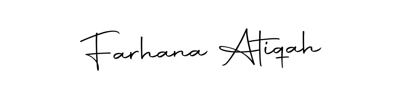 Here are the top 10 professional signature styles for the name Farhana Atiqah. These are the best autograph styles you can use for your name. Farhana Atiqah signature style 10 images and pictures png