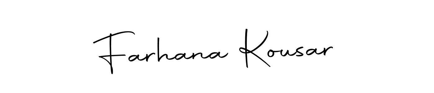 Also You can easily find your signature by using the search form. We will create Farhana Kousar name handwritten signature images for you free of cost using Autography-DOLnW sign style. Farhana Kousar signature style 10 images and pictures png