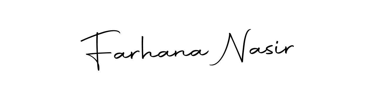 The best way (Autography-DOLnW) to make a short signature is to pick only two or three words in your name. The name Farhana Nasir include a total of six letters. For converting this name. Farhana Nasir signature style 10 images and pictures png