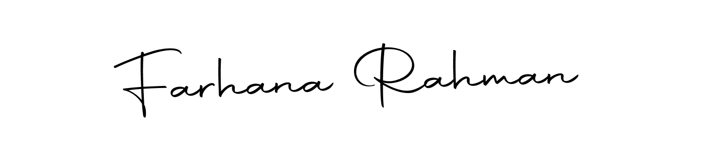 You can use this online signature creator to create a handwritten signature for the name Farhana Rahman. This is the best online autograph maker. Farhana Rahman signature style 10 images and pictures png