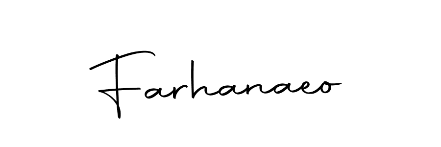 Make a beautiful signature design for name Farhanaeo. Use this online signature maker to create a handwritten signature for free. Farhanaeo signature style 10 images and pictures png