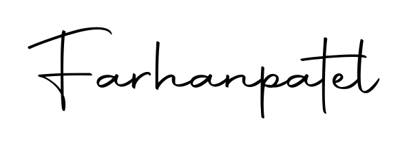 A dynamic signature style for Farhanpatel using Autography-DOLnW script. Designed to look authentic, handwritten, and professional. Farhanpatel signature style 10 images and pictures png
