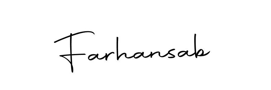 Make a beautiful signature design for name Farhansab. With this signature (Autography-DOLnW) style, you can create a handwritten signature for free. Farhansab signature style 10 images and pictures png