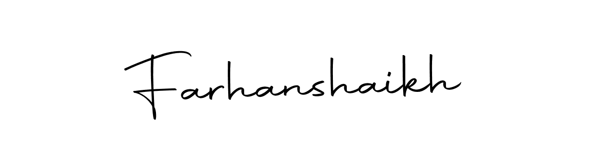 Farhanshaikh stylish signature style. Best Handwritten Sign (Autography-DOLnW) for my name. Handwritten Signature Collection Ideas for my name Farhanshaikh. Farhanshaikh signature style 10 images and pictures png