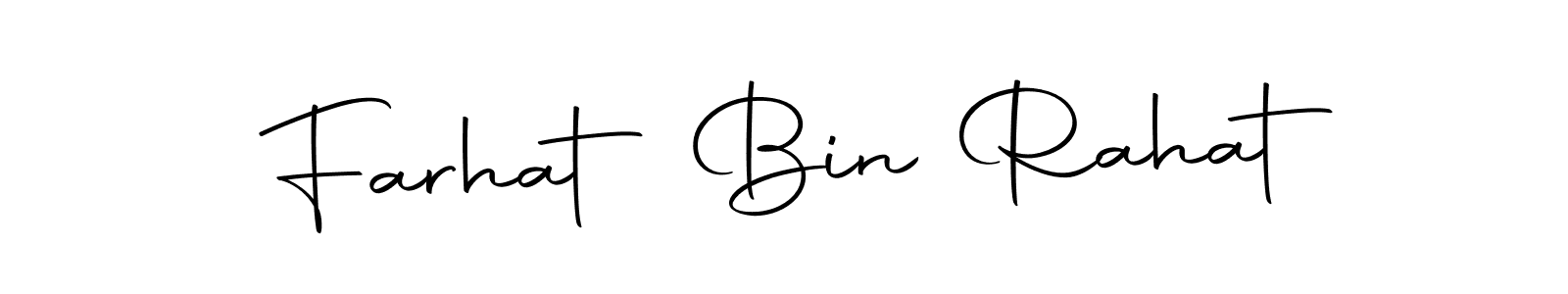 How to make Farhat Bin Rahat signature? Autography-DOLnW is a professional autograph style. Create handwritten signature for Farhat Bin Rahat name. Farhat Bin Rahat signature style 10 images and pictures png