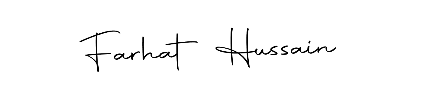 You can use this online signature creator to create a handwritten signature for the name Farhat Hussain. This is the best online autograph maker. Farhat Hussain signature style 10 images and pictures png