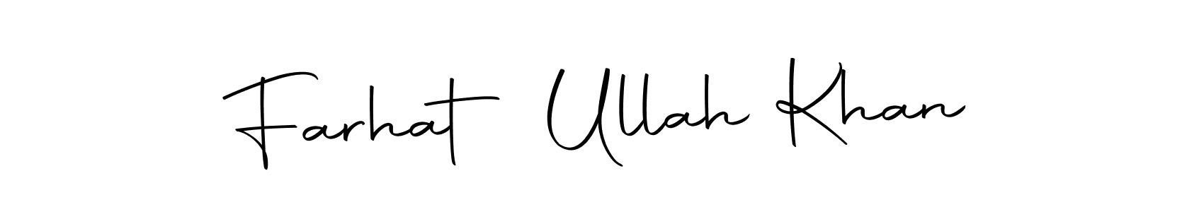 Here are the top 10 professional signature styles for the name Farhat Ullah Khan. These are the best autograph styles you can use for your name. Farhat Ullah Khan signature style 10 images and pictures png