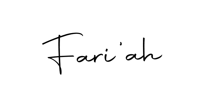 Here are the top 10 professional signature styles for the name Fari'ah. These are the best autograph styles you can use for your name. Fari'ah signature style 10 images and pictures png