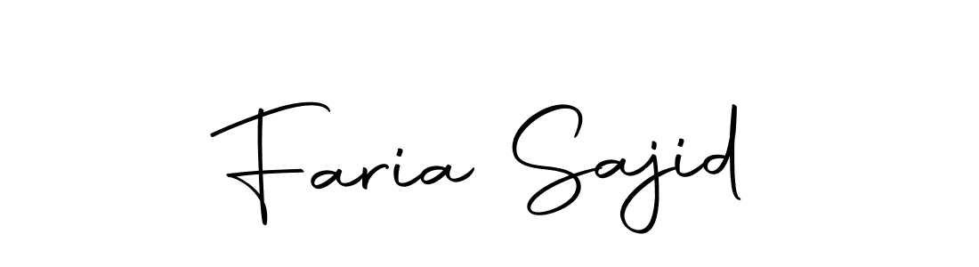 if you are searching for the best signature style for your name Faria Sajid. so please give up your signature search. here we have designed multiple signature styles  using Autography-DOLnW. Faria Sajid signature style 10 images and pictures png