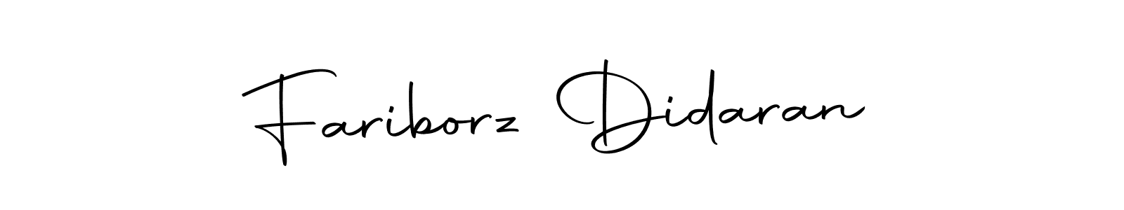 Make a beautiful signature design for name Fariborz Didaran. With this signature (Autography-DOLnW) style, you can create a handwritten signature for free. Fariborz Didaran signature style 10 images and pictures png