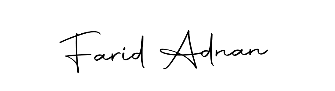 You can use this online signature creator to create a handwritten signature for the name Farid Adnan. This is the best online autograph maker. Farid Adnan signature style 10 images and pictures png