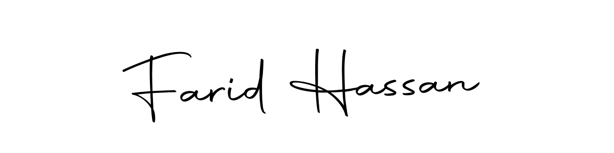 if you are searching for the best signature style for your name Farid Hassan. so please give up your signature search. here we have designed multiple signature styles  using Autography-DOLnW. Farid Hassan signature style 10 images and pictures png