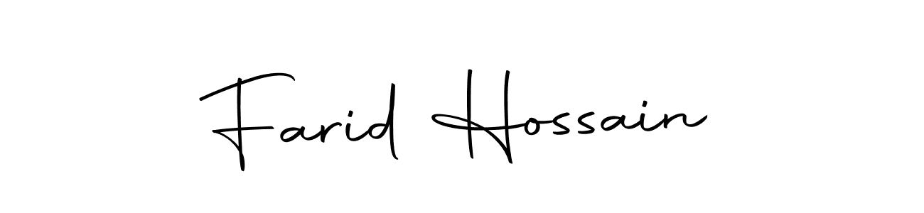 Make a beautiful signature design for name Farid Hossain. Use this online signature maker to create a handwritten signature for free. Farid Hossain signature style 10 images and pictures png