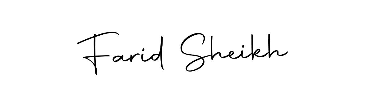 How to make Farid Sheikh signature? Autography-DOLnW is a professional autograph style. Create handwritten signature for Farid Sheikh name. Farid Sheikh signature style 10 images and pictures png
