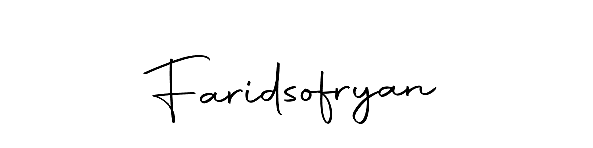 Similarly Autography-DOLnW is the best handwritten signature design. Signature creator online .You can use it as an online autograph creator for name Faridsofryan. Faridsofryan signature style 10 images and pictures png