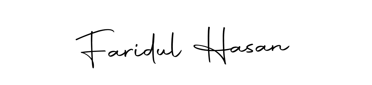 Use a signature maker to create a handwritten signature online. With this signature software, you can design (Autography-DOLnW) your own signature for name Faridul Hasan. Faridul Hasan signature style 10 images and pictures png
