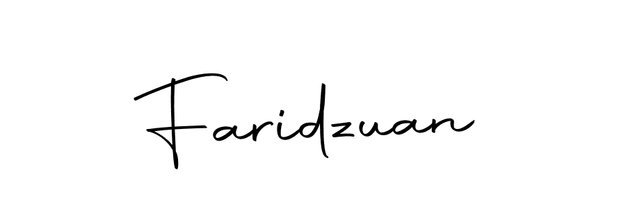 Design your own signature with our free online signature maker. With this signature software, you can create a handwritten (Autography-DOLnW) signature for name Faridzuan. Faridzuan signature style 10 images and pictures png