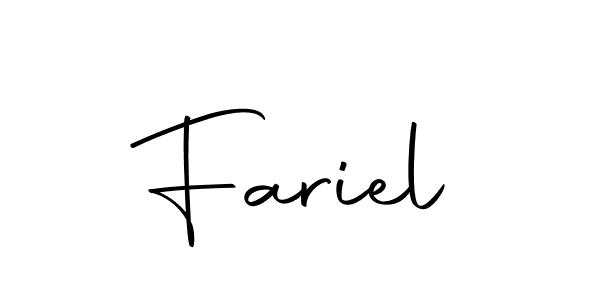 Make a short Fariel signature style. Manage your documents anywhere anytime using Autography-DOLnW. Create and add eSignatures, submit forms, share and send files easily. Fariel signature style 10 images and pictures png