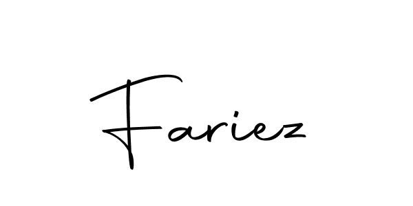 Make a short Fariez signature style. Manage your documents anywhere anytime using Autography-DOLnW. Create and add eSignatures, submit forms, share and send files easily. Fariez signature style 10 images and pictures png