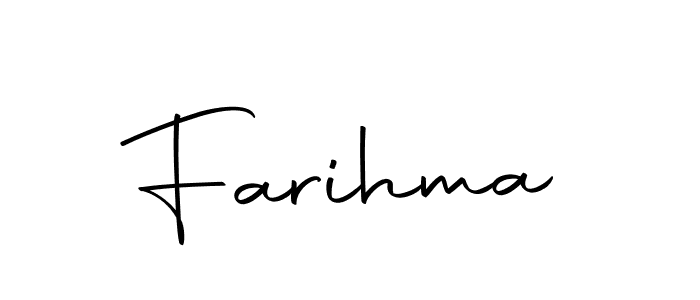 Farihma stylish signature style. Best Handwritten Sign (Autography-DOLnW) for my name. Handwritten Signature Collection Ideas for my name Farihma. Farihma signature style 10 images and pictures png