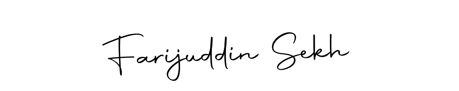 Design your own signature with our free online signature maker. With this signature software, you can create a handwritten (Autography-DOLnW) signature for name Farijuddin Sekh. Farijuddin Sekh signature style 10 images and pictures png