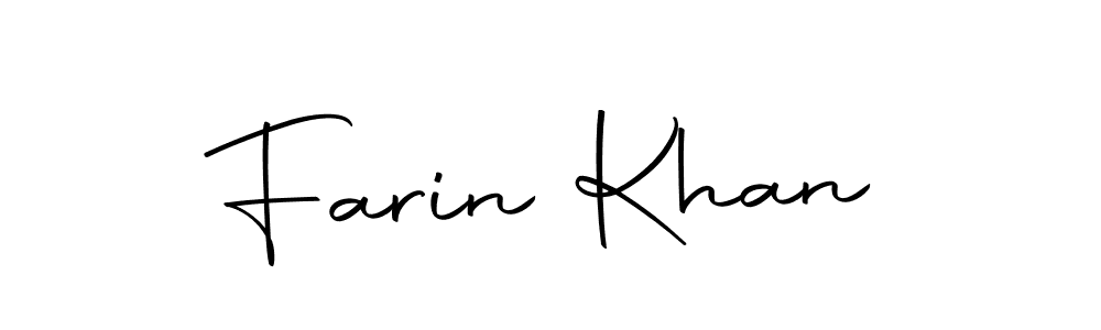 Make a beautiful signature design for name Farin Khan. With this signature (Autography-DOLnW) style, you can create a handwritten signature for free. Farin Khan signature style 10 images and pictures png