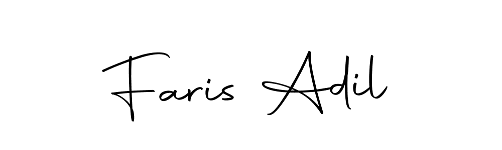 Faris Adil stylish signature style. Best Handwritten Sign (Autography-DOLnW) for my name. Handwritten Signature Collection Ideas for my name Faris Adil. Faris Adil signature style 10 images and pictures png