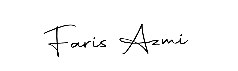 How to make Faris Azmi signature? Autography-DOLnW is a professional autograph style. Create handwritten signature for Faris Azmi name. Faris Azmi signature style 10 images and pictures png