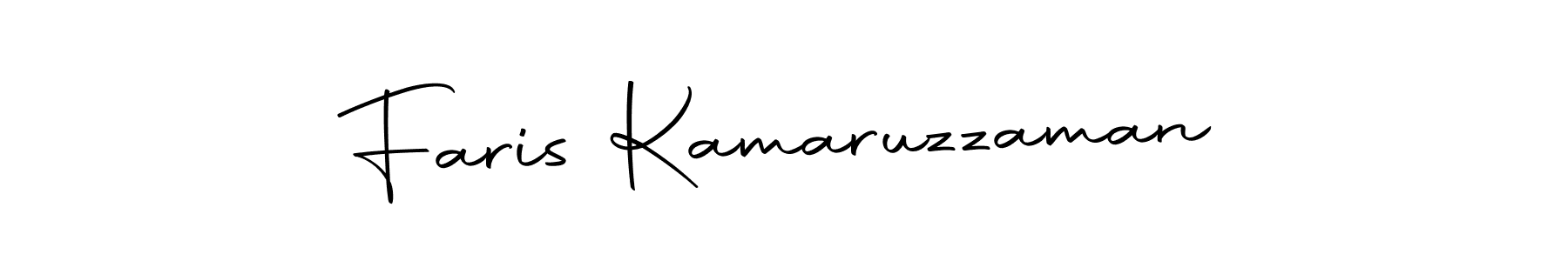 Faris Kamaruzzaman stylish signature style. Best Handwritten Sign (Autography-DOLnW) for my name. Handwritten Signature Collection Ideas for my name Faris Kamaruzzaman. Faris Kamaruzzaman signature style 10 images and pictures png