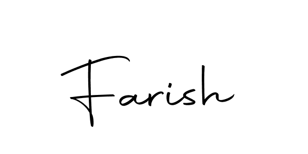 You should practise on your own different ways (Autography-DOLnW) to write your name (Farish) in signature. don't let someone else do it for you. Farish signature style 10 images and pictures png