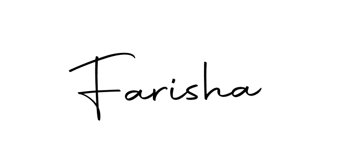 Also we have Farisha name is the best signature style. Create professional handwritten signature collection using Autography-DOLnW autograph style. Farisha signature style 10 images and pictures png