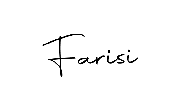 Make a beautiful signature design for name Farisi. Use this online signature maker to create a handwritten signature for free. Farisi signature style 10 images and pictures png