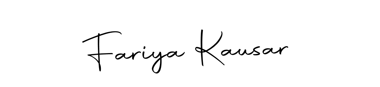 How to make Fariya Kausar signature? Autography-DOLnW is a professional autograph style. Create handwritten signature for Fariya Kausar name. Fariya Kausar signature style 10 images and pictures png