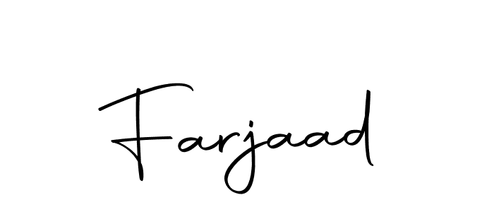 You should practise on your own different ways (Autography-DOLnW) to write your name (Farjaad) in signature. don't let someone else do it for you. Farjaad signature style 10 images and pictures png