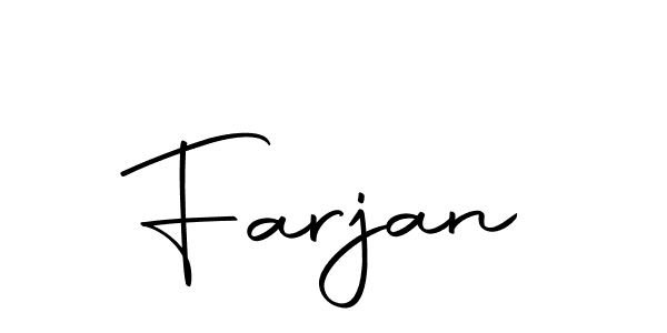 Also we have Farjan name is the best signature style. Create professional handwritten signature collection using Autography-DOLnW autograph style. Farjan signature style 10 images and pictures png