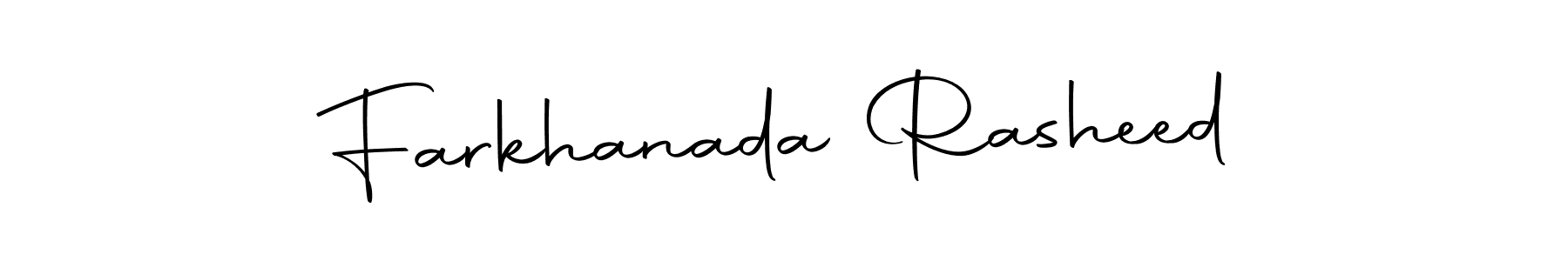 if you are searching for the best signature style for your name Farkhanada Rasheed. so please give up your signature search. here we have designed multiple signature styles  using Autography-DOLnW. Farkhanada Rasheed signature style 10 images and pictures png