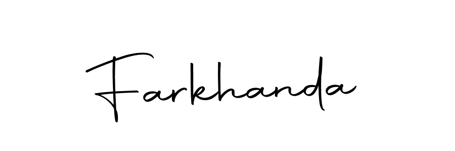 Make a beautiful signature design for name Farkhanda. Use this online signature maker to create a handwritten signature for free. Farkhanda signature style 10 images and pictures png