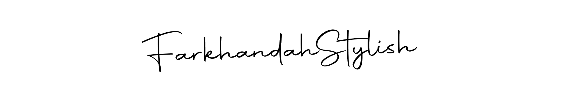 Also we have Farkhandah  Stylish name is the best signature style. Create professional handwritten signature collection using Autography-DOLnW autograph style. Farkhandah  Stylish signature style 10 images and pictures png